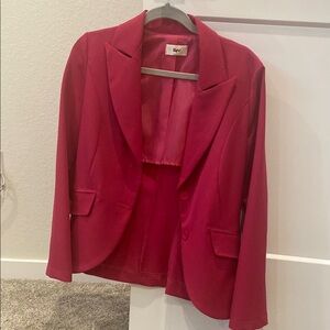 Elegant Women's Red Blazer by Express